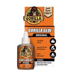 Gorilla Glue Original Brown Polyurethane Glue, 2oz Bottle Gorilla Glue Original Brown Polyurethane Glue, 2oz Bottle