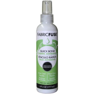 HeatnBond Fabric Fuse Liquid Glue, 6 fl oz, Permanent Fabric Adhesive, Dries Clear HeatnBond Fabric Fuse Liquid Glue, 6 fl oz, Permanent Fabric Adhesive, Dries Clear
