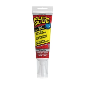 Flex Seal Flex Glue 4 Ounce Clear Strong Rubberized Adhesive Flex Seal Flex Glue 4 Ounce Clear Strong Rubberized Adhesive