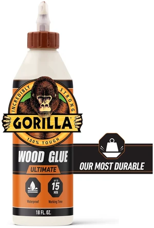 Gorilla Glue 18oz Ultimate Wood Glue Off-White Gorilla Glue 18oz Ultimate Wood Glue Off-White