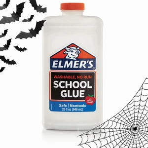 Elmer's Liquid School Glue, 1-Quart (32 oz.), White, Washable, Great for Making Slime, Dry Time 5 Min Elmer's Liquid School Glue, 1-Quart (32 oz.), White, Washable, Great for Making Slime, Dry Time 5 Min