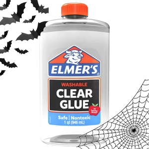 Elmer's Liquid School Glue, Clear, Washable, 32oz., 5-Min Dry Time Elmer's Liquid School Glue, Clear, Washable, 32oz., 5-Min Dry Time