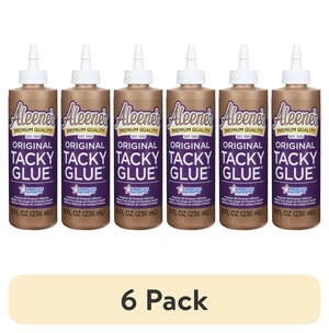 Aleene's Original Tacky Glue 8fl oz, 6-Pack, Premium All-Purpose Adhesive Aleene's Original Tacky Glue 8fl oz, 6-Pack, Premium All-Purpose Adhesive