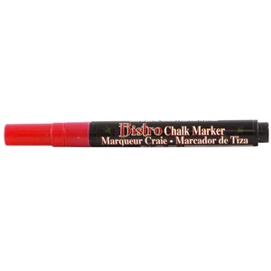 Marvy Uchida Fine Point Chalk Marker, Red, 1/Pack Marvy Uchida Fine Point Chalk Marker, Red, 1/Pack