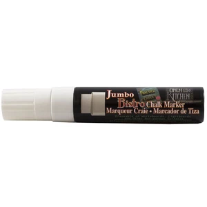 Marvy Uchida Jumbo Point Chalk Marker, White, 1/Pack Marvy Uchida Jumbo Point Chalk Marker, White, 1/Pack