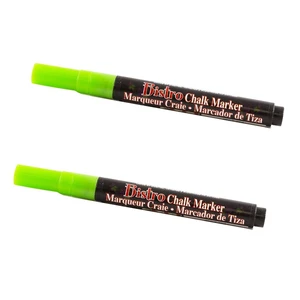 Marvy Uchida Fine Point Chalk Markers, Lime Green, 2/Pack Marvy Uchida Fine Point Chalk Markers, Lime Green, 2/Pack