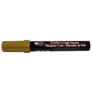 Marvy Uchida Chisel Tip Chalk Marker, Gold Metallic, 1/Pack Marvy Uchida Chisel Tip Chalk Marker, Gold Metallic, 1/Pack