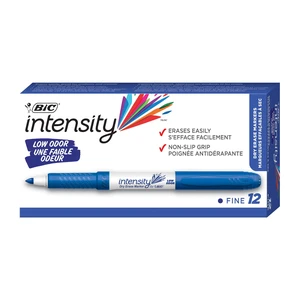 BIC Intensity Blue Low Odor Fine Tip Dry Erase Markers, 12-Count Pack BIC Intensity Blue Low Odor Fine Tip Dry Erase Markers, 12-Count Pack