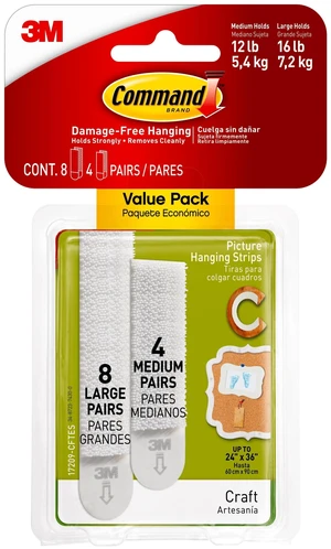 Command White Picture Hanging Strips Variety Pack, 2 Pack Command White Picture Hanging Strips Variety Pack, 2 Pack