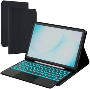 for Galaxy Tab A9+/A11+ 11 inch Case with Keyboard - 7 Color Backlit Detachable Wireless Tablet Cover with Touchpad - Galaxy Tab A11 Plus 11" /A9 Plus Samsung Keyboard Case with Pen Holder Black for Galaxy Tab A9+/A11+ 11 inch Case with Keyboard - 7 Color Backlit Detachable Wireless Tablet Cover with Touchpad - Galaxy Tab A11 Plus 11" /A9 Plus Samsung Keyboard Case with Pen Holder Black
