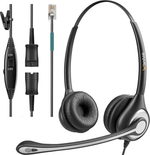 Phone Headsets,Telephone Headsets for Office Phone with Mute Compatible with Polycom Avaya ShoreTel Toshiba Nortel Landline Desk Phones Phone Headsets,Telephone Headsets for Office Phone with Mute Compatible with Polycom Avaya ShoreTel Toshiba Nortel Landline Desk Phones