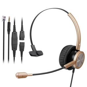 Telephone Headset with RJ9 for Cisco Phone Call Center Headset with Noise Cancelling Microphone with Extra 3.5mm Connector for Mobiles Telephone Headset with RJ9 for Cisco Phone Call Center Headset with Noise Cancelling Microphone with Extra 3.5mm Connector for Mobiles