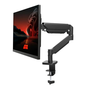 Heavy Duty Single Monitor Arm Desk Mount Gas Spring for 17-32 Inch Screens | Full Motion Adjustable Monitor Mount with VESA Compatibility, C Clamp and Grommet Base, Supports up to 19.8 lbs Heavy Duty Single Monitor Arm Desk Mount Gas Spring for 17-32 Inch Screens | Full Motion Adjustable Monitor Mount with VESA Compatibility, C Clamp and Grommet Base, Supports up to 19.8 lbs