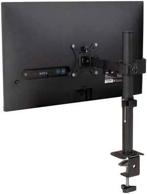 Single Monitor Desk Mount for 1332 Inch Screens, Adjustable Arm with 180° Rotation, ±90° Swivel, ±45° Tilt, VESA 75x75/100x100, Integrated Cable Management, Up to 17.6 lbs Load, Black Single Monitor Desk Mount for 1332 Inch Screens, Adjustable Arm with 180° Rotation, ±90° Swivel, ±45° Tilt, VESA 75x75/100x100, Integrated Cable Management, Up to 17.6 lbs Load, Black