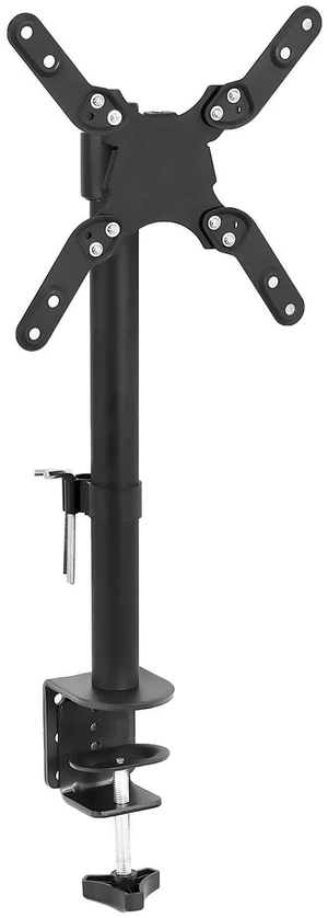 Ultra-Wide Single Monitor Arm Desk Mount, Height Adjustable Pole Stand for 1342 Inch Screens up to 22 lbs, VESA 75x75 to 200x200, Clamp & Grommet Ultra-Wide Single Monitor Arm Desk Mount, Height Adjustable Pole Stand for 1342 Inch Screens up to 22 lbs, VESA 75x75 to 200x200, Clamp & Grommet