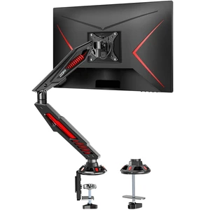 Single Gaming Monitor Stand - Mechanical Spring Display Mount, Adjustable Gaming Monitor Arm with C Clamp and Grommet Mounting Base - Fits for Computer Screen up to 32, VESA 75x75, 100x100 Single Gaming Monitor Stand - Mechanical Spring Display Mount, Adjustable Gaming Monitor Arm with C Clamp and Grommet Mounting Base - Fits for Computer Screen up to 32, VESA 75x75, 100x100