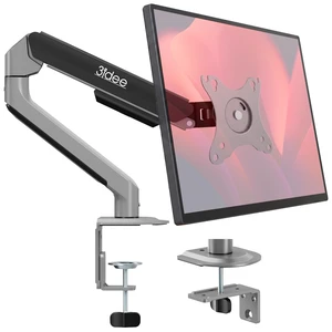 FlexiLite Single Monitor Arm Desk Mount for 17-32" Screens, Holds up to 20 lbs, Slim Aluminium Design, Fully Adjustable & Flexible, Quick Box to Desk Setup, Clamp/Grommet Base, VESA 75/100 FlexiLite Single Monitor Arm Desk Mount for 17-32" Screens, Holds up to 20 lbs, Slim Aluminium Design, Fully Adjustable & Flexible, Quick Box to Desk Setup, Clamp/Grommet Base, VESA 75/100