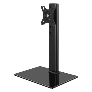 Single Computer Monitor Stand Free Standing Desk Vesa Mount for 13 inch to 32 inch Screen Height Adjustable Monitor Mount Swivel Vesa 75*75mm/100*100mm Hold up 77Lbs Single Computer Monitor Stand Free Standing Desk Vesa Mount for 13 inch to 32 inch Screen Height Adjustable Monitor Mount Swivel Vesa 75*75mm/100*100mm Hold up 77Lbs