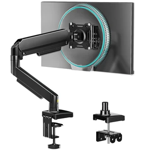 Single Monitor Arm, Monitor Mount for 17-32 inch Screens Gas Spring Adjustable Monitor Stand, Vesa Mount with Clamp and Grommet Aluminum Base - Fits 4.4 to 22lbs LCD Computer Monitors Single Monitor Arm, Monitor Mount for 17-32 inch Screens Gas Spring Adjustable Monitor Stand, Vesa Mount with Clamp and Grommet Aluminum Base - Fits 4.4 to 22lbs LCD Computer Monitors