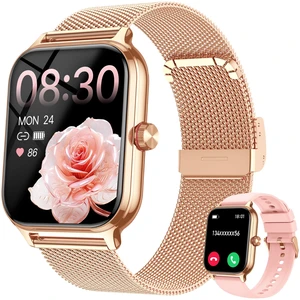 Smart Watch Women Men, 1.96" Reloj Inteligente para Mujer, Fitness Tracker, Blood Pressure/Heart Rate/SpO2 & Sleep Monitor, 110+ Sport Modes, Make/Answer Call, Voice Assistant for iOS Android Smart Watch Women Men, 1.96" Reloj Inteligente para Mujer, Fitness Tracker, Blood Pressure/Heart Rate/SpO2 & Sleep Monitor, 110+ Sport Modes, Make/Answer Call, Voice Assistant for iOS Android