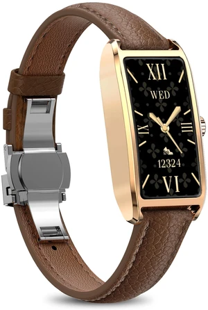 Elegant Smart Watch for Women AMOLED Fitness Tracker with Leather Band | 24/7 heart rate, sleep and stress insights, 12 sport modes, cycle reminders, IP68 waterproof, up to 7-day battery Elegant Smart Watch for Women AMOLED Fitness Tracker with Leather Band | 24/7 heart rate, sleep and stress insights, 12 sport modes, cycle reminders, IP68 waterproof, up to 7-day battery