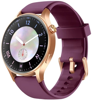 Smart Watch for Women,1.3" AMOLED Fitness Tracker (Burgundy) | Make & Answer Calls, Heart Rate & SpO2 Monitoring, Sleep & Activity Tracking, 3ATM Waterproof, iPhone & Android Compatible Smart Watch for Women,1.3" AMOLED Fitness Tracker (Burgundy) | Make & Answer Calls, Heart Rate & SpO2 Monitoring, Sleep & Activity Tracking, 3ATM Waterproof, iPhone & Android Compatible