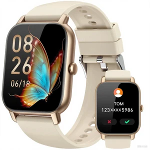 Smart Watches for Men Women, Fitness Tracker with Activity Counter/Sleep Monitor, IP68 Waterproof Smart Watch for Android iPhone iOS Compatible (Champagne Gold, 1.83) Smart Watches for Men Women, Fitness Tracker with Activity Counter/Sleep Monitor, IP68 Waterproof Smart Watch for Android iPhone iOS Compatible (Champagne Gold, 1.83)
