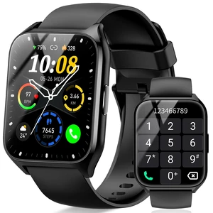 Smart Watch for Men Women (Answer/Make Calls), 1.85" HD Fitness Smartwatch | Fitness Tracker with Heart Rate and Sleep Monitor, 110+ Sports Modes, IP68 Waterproof Activity Tracker for iOS/Android Smart Watch for Men Women (Answer/Make Calls), 1.85" HD Fitness Smartwatch | Fitness Tracker with Heart Rate and Sleep Monitor, 110+ Sports Modes, IP68 Waterproof Activity Tracker for iOS/Android