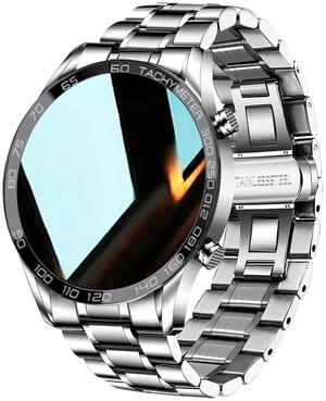 Men Smart Watch for Android iOS, Bluetooth Calls Voice Chat with Heart Rate/Sleep Monitor Fitness Tracker, 1.3" Full Touch Screen IP67 Waterproof Stainless Steel Activity Tracker for Men Men Smart Watch for Android iOS, Bluetooth Calls Voice Chat with Heart Rate/Sleep Monitor Fitness Tracker, 1.3" Full Touch Screen IP67 Waterproof Stainless Steel Activity Tracker for Men