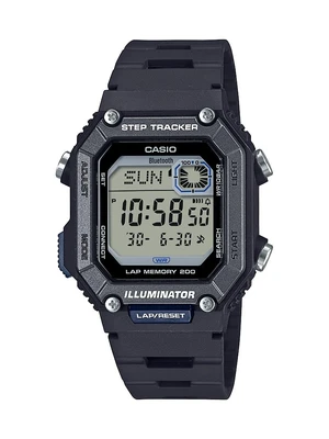 WS-B1000 Series | Men's Digital Watch | (Black) | 100M WR | Step Tracker | LED Illuminator | 100 SEC Chronograph | Daily Alarm | 2-Year Battery WS-B1000 Series | Men's Digital Watch | (Black) | 100M WR | Step Tracker | LED Illuminator | 100 SEC Chronograph | Daily Alarm | 2-Year Battery