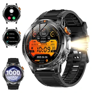 Smart Watch for Men (Answer/Make Call) - 1.53" HD Military Smartwatch | 100 Days Extra-Long Battery Life Fitness Tracker, Flashlight/100+Sports/Heart Rate/Sleep Monitor/IP68 Waterproof Android iOS Smart Watch for Men (Answer/Make Call) - 1.53" HD Military Smartwatch | 100 Days Extra-Long Battery Life Fitness Tracker, Flashlight/100+Sports/Heart Rate/Sleep Monitor/IP68 Waterproof Android iOS