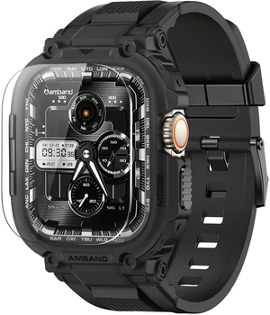 Bands Case Screen Protector Compatible with Apple Watch Ultra 4/3/2/1 49mm for Men, M1 Sport Rugged Cover Strap and 9H Tempered Glass, Military Protective Bumper for iWatch 49 mm Men Black Bands Case Screen Protector Compatible with Apple Watch Ultra 4/3/2/1 49mm for Men, M1 Sport Rugged Cover Strap and 9H Tempered Glass, Military Protective Bumper for iWatch 49 mm Men Black