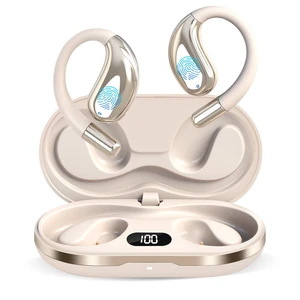 Open Ear Clip Wireless Earbuds Bone Conduction Headphones, Bluetooth 5.4, Open Ear Design for Running Fitness,IPX7 Sweat proof and waterproof,safe and comfortableBuilt-in Mic,Running,Workout Sport Open Ear Clip Wireless Earbuds Bone Conduction Headphones, Bluetooth 5.4, Open Ear Design for Running Fitness,IPX7 Sweat proof and waterproof,safe and comfortableBuilt-in Mic,Running,Workout Sport