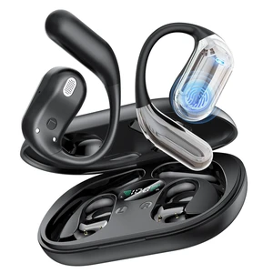 Open Ear Wireless Earbuds,Bluetooth 6.1 Headphones,Noise Canceling | 60H Playtime,IP7 Waterproof,LED Digital Display,Lightweight Sport Earphones with Secure Earhooks for Running,Cycling &Workout Open Ear Wireless Earbuds,Bluetooth 6.1 Headphones,Noise Canceling | 60H Playtime,IP7 Waterproof,LED Digital Display,Lightweight Sport Earphones with Secure Earhooks for Running,Cycling &Workout