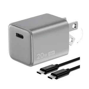 Rapid 20W GaN USB C Charger with Cable,Fast Type C Charging Block Plug for Rapid Compatible with iPhone 15/15 Pro/14/14 Pro Max/13, Galaxy, iPad Rapid 20W GaN USB C Charger with Cable,Fast Type C Charging Block Plug for Rapid Compatible with iPhone 15/15 Pro/14/14 Pro Max/13, Galaxy, iPad