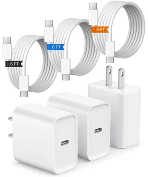 iPhone 18 17 16 15 Charger Fast Charging 3Pack USB C Charger Type C Charger | 6FT Cable for iPhone 18/18 Pro/18 Pro Max/iPhone Duo/17/17 Plus/17 Pro/17 Pro Max/16/16 Plus/16 Pro Max/15 Pro Max iPhone 18 17 16 15 Charger Fast Charging 3Pack USB C Charger Type C Charger | 6FT Cable for iPhone 18/18 Pro/18 Pro Max/iPhone Duo/17/17 Plus/17 Pro/17 Pro Max/16/16 Plus/16 Pro Max/15 Pro Max
