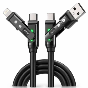 USB C to USB C Cable, 240W 4 in 1 Charging Cable, Black, 6.6FT | Carrying Case, USB-A & USB-C to USB-C/Lightning, For iPhone 17/16/15/14, MacBook, iPad, Laptop, Samsung S25/S24 USB C to USB C Cable, 240W 4 in 1 Charging Cable, Black, 6.6FT | Carrying Case, USB-A & USB-C to USB-C/Lightning, For iPhone 17/16/15/14, MacBook, iPad, Laptop, Samsung S25/S24