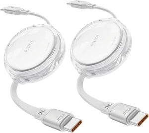 Basix 100W Retractable USB-C Cable, Fast Charging USB C-to-C Cable with 4 Adjustable Cable Lengths, USB C Cable for iPhone 17/17 Air/17 Pro/Pro Max, 16, 15 Series, Samsung S24/23+ Basix 100W Retractable USB-C Cable, Fast Charging USB C-to-C Cable with 4 Adjustable Cable Lengths, USB C Cable for iPhone 17/17 Air/17 Pro/Pro Max, 16, 15 Series, Samsung S24/23+