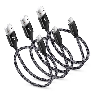 Samsung Charging Cord USB C Cable for Galaxy S26 Ultra S26+ S26 S25 | 3Pack Braided USB A to Type C 3A Charger Cord Fast Charging for iPhone 17 16 15 Pro Max Samsung Charging Cord USB C Cable for Galaxy S26 Ultra S26+ S26 S25 | 3Pack Braided USB A to Type C 3A Charger Cord Fast Charging for iPhone 17 16 15 Pro Max