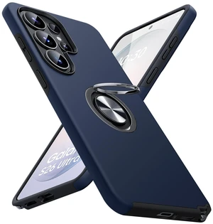 for Samsung Galaxy S26 Ultra Case Ring Stand Shockproof Phone Case | Dual Layer Military Grade Heavy Duty Shockproof Cover, Metal Kickstand Holder, Slim Case for Samsung S26 Ultra, Blue for Samsung Galaxy S26 Ultra Case Ring Stand Shockproof Phone Case | Dual Layer Military Grade Heavy Duty Shockproof Cover, Metal Kickstand Holder, Slim Case for Samsung S26 Ultra, Blue