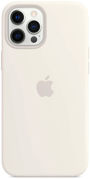 iPhone 12 Pro Max Silicone Case with MagSafe - White iPhone 12 Pro Max Silicone Case with MagSafe - White
