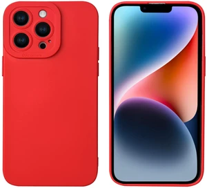 Soft Silicone Phone Case for iPhone 13 Pro Max, Red (6.7 inch) | TPU Rubber Back Case, Back Cover, Precise Rear Camera Cutouts, Shock-Absorbing Design, Wireless Charging Support Soft Silicone Phone Case for iPhone 13 Pro Max, Red (6.7 inch) | TPU Rubber Back Case, Back Cover, Precise Rear Camera Cutouts, Shock-Absorbing Design, Wireless Charging Support