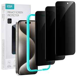 3 Pack for iPhone 15 Pro Max Privacy Screen Protector, Anti-spy Tempered-Glass Privacy Screen Protector, Micro-curved Edges, Case Friendly 3 Pack for iPhone 15 Pro Max Privacy Screen Protector, Anti-spy Tempered-Glass Privacy Screen Protector, Micro-curved Edges, Case Friendly