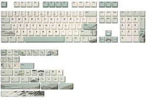 Spring Tea 140 Keys PBT Dye-Sub Keycaps (Cherry Profile, Spring Tea) | Cherry Profile Keycaps with Dye-sub PBT for Fade-resistant Legends, includes Key Puller, Fits Cherry/Gateron MX Switches Spring Tea 140 Keys PBT Dye-Sub Keycaps (Cherry Profile, Spring Tea) | Cherry Profile Keycaps with Dye-sub PBT for Fade-resistant Legends, includes Key Puller, Fits Cherry/Gateron MX Switches