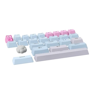 KEYCAPS Premium PBT Keycaps and Dial - Cloud | Cross-Stem Mod Kit with Puller, for Hot-Swappable Mechanical Gaming Keyboards KEYCAPS Premium PBT Keycaps and Dial - Cloud | Cross-Stem Mod Kit with Puller, for Hot-Swappable Mechanical Gaming Keyboards