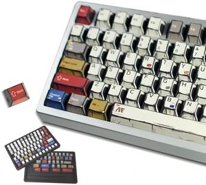 Retro Anime PBT Keycaps-141 Corlorful Graffiti Keys,No Tear,Never Fades,Gift Box for MX Mechanical Keyboard (Fit All Layout 100% 75% 65% 60%) Ergonomic Cherry Profile Key Caps Set (Typing,Gaming) Retro Anime PBT Keycaps-141 Corlorful Graffiti Keys,No Tear,Never Fades,Gift Box for MX Mechanical Keyboard (Fit All Layout 100% 75% 65% 60%) Ergonomic Cherry Profile Key Caps Set (Typing,Gaming)