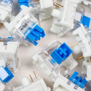 OUTEMU Switches, 3-Pin Hot Swappable - Cherry MX Equivalent DIY Replacement Pack for Mechanical Gaming Keyboards-Parent (Blue, 90 Pcs) OUTEMU Switches, 3-Pin Hot Swappable - Cherry MX Equivalent DIY Replacement Pack for Mechanical Gaming Keyboards-Parent (Blue, 90 Pcs)