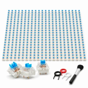 360 Pack Mechanical Keyboard Switches, Clickers for 3D Prints | 3-Pin Clicky Tactile Switches for Mechanical Keyboards and DIY 3D-Printed Projects, Includes Pullers and a Cleaning Brush 360 Pack Mechanical Keyboard Switches, Clickers for 3D Prints | 3-Pin Clicky Tactile Switches for Mechanical Keyboards and DIY 3D-Printed Projects, Includes Pullers and a Cleaning Brush