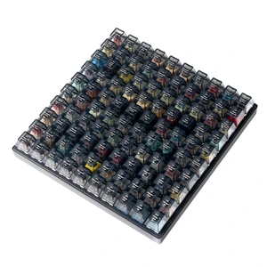 Switch Tester 100 Max Edition, 88 Mechanical & 12 Magnetic HE Switches Testing Kit with 100 Labeled Keycaps, Includes /Gateron/Kailh/Huano, Pro Mechanical Keyboard Feel Switch Tester 100 Max Edition, 88 Mechanical & 12 Magnetic HE Switches Testing Kit with 100 Labeled Keycaps, Includes /Gateron/Kailh/Huano, Pro Mechanical Keyboard Feel
