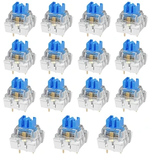 84 PCS Mechanical Keyboard Replacement Blue Switches, 3 pin Clicky/50gf Pre Lubed/Dustproof switches for LED Gaming Keyboard/3D Prints 84 PCS Mechanical Keyboard Replacement Blue Switches, 3 pin Clicky/50gf Pre Lubed/Dustproof switches for LED Gaming Keyboard/3D Prints